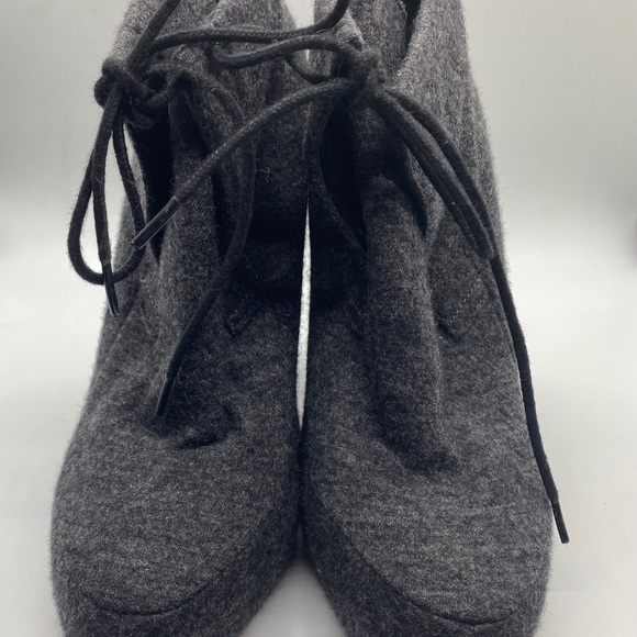 Alexander Wang Felt Constance Block Heel Bootie - Picture 6 of 8